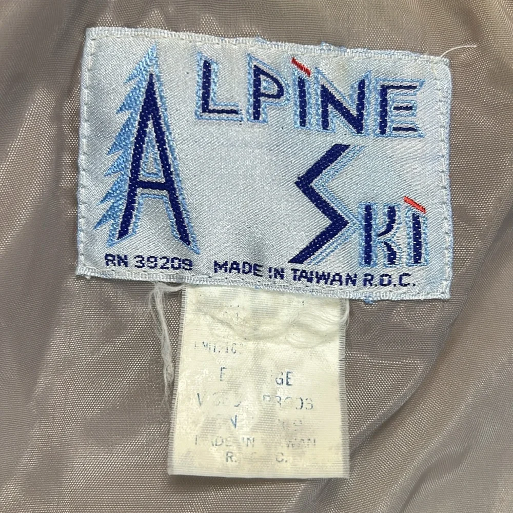 Vintage 80s Alpine Ski jacket - Picture 3 of 9